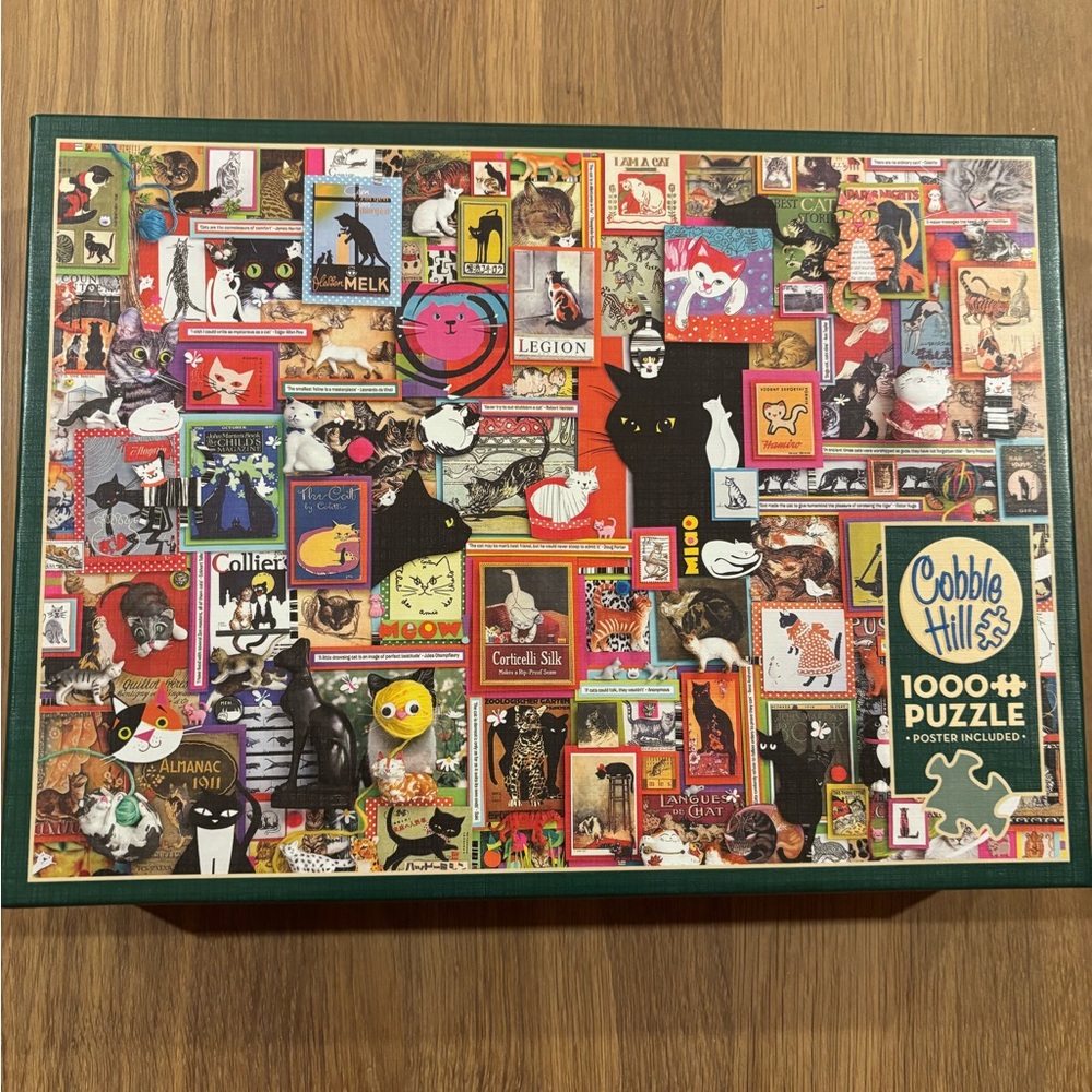 COBBLE HILL Cat  Collage Jigsaw Puzzle
